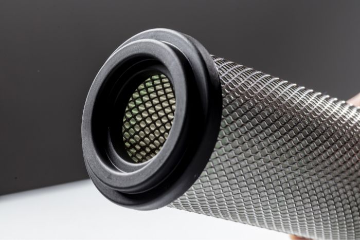 Support média filtrant métal déployé