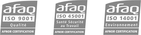 Métal déployé certifications ISO 9001 ISO 45001 ISO 14001