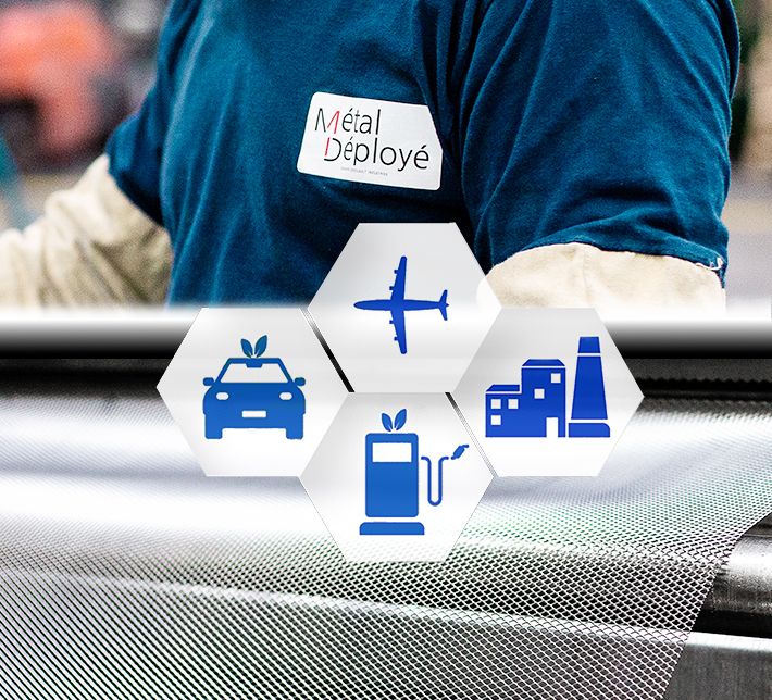 Mobile Quelles sont les applications industrielles du métal déployé ?